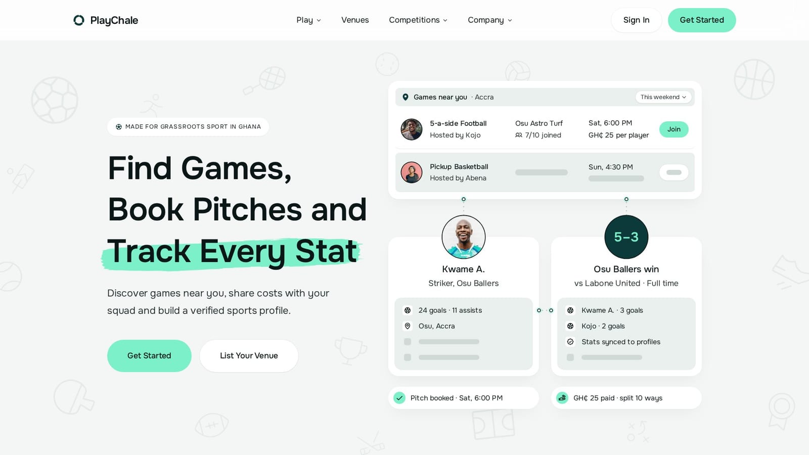 PlayChale website